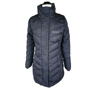 Marmot Down Coat Stollbridge Women's Medium Mid-length Black 700 Fill *Flawed*